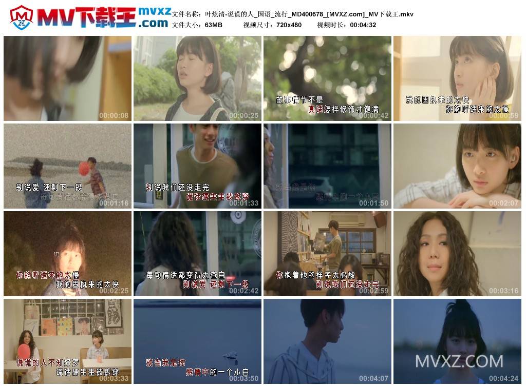 叶炫清-说谎的人_国语_流行_MD400678